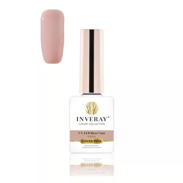 Inveray Luxury Rubber Base Coat Cover Pink