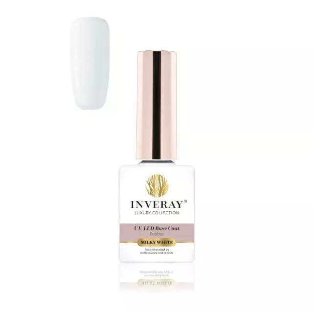 Inveray Luxury Rubber Base Coat Milky White