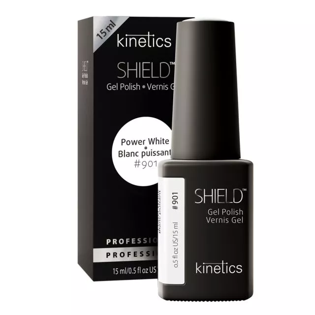 Kinetics Shield Gel Polish Power White #901