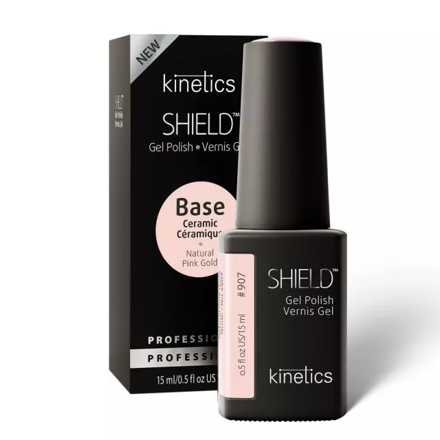 Kinetics Shield Ceramic UV Base Coat Natural Pink Gold #907