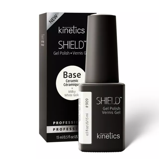 Kinetics Shield Ceramic UV Base Coat Milky White Gold #909