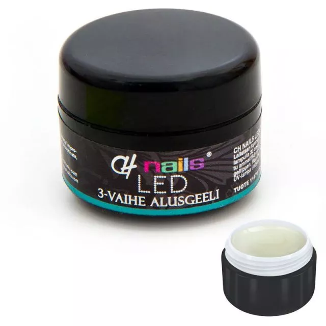 CH Nails LED-line 3-Vaihe Kirkas Alusgeeli 5ml