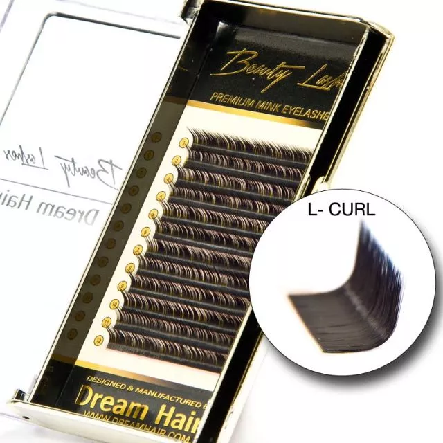 Premium Mink Voluumiripset L-Curl 0.07T x 8mm