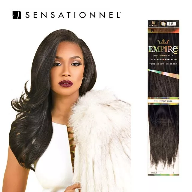 Sensationnel Empire Human Hair 30cm #1B