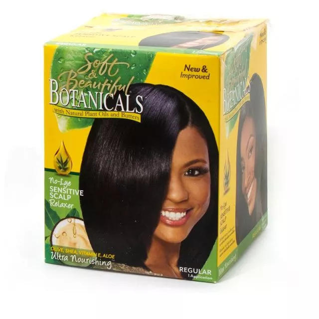 Soft & Beautiful Botanicals No-Lye Sensitive Scalp Relaxer Regular