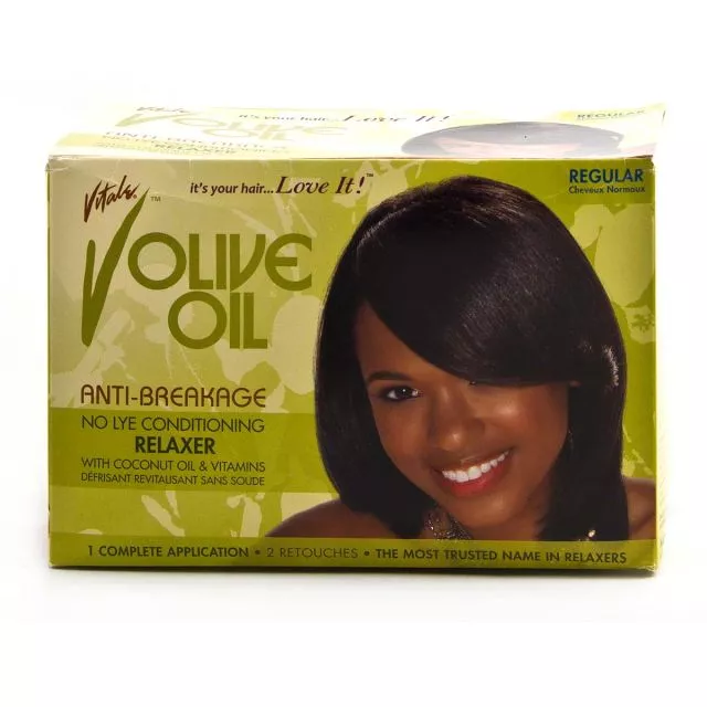 Vitale Olive Oil Anti-Breakage No Lye Relaxer Regular Kit