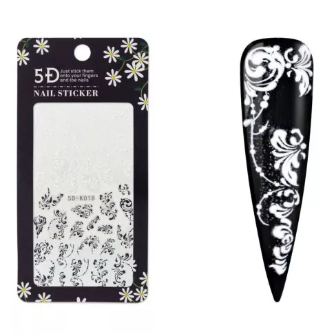 5D Nailart Sticker #018