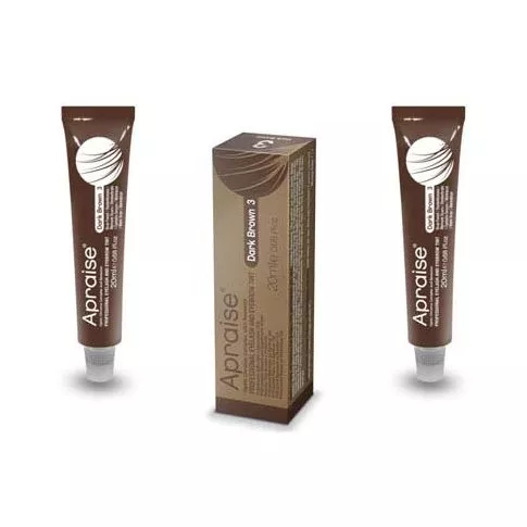Apraise Kestoväri Ripsille ja Kulmille Dark Brown 3#