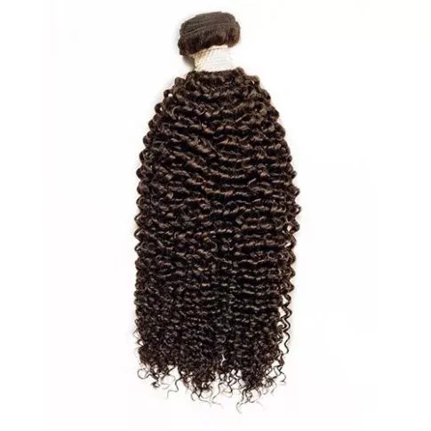 100% Virgin Brazilian Hair Weft, Jerry Bohemian / 40cm / #Natural Dark