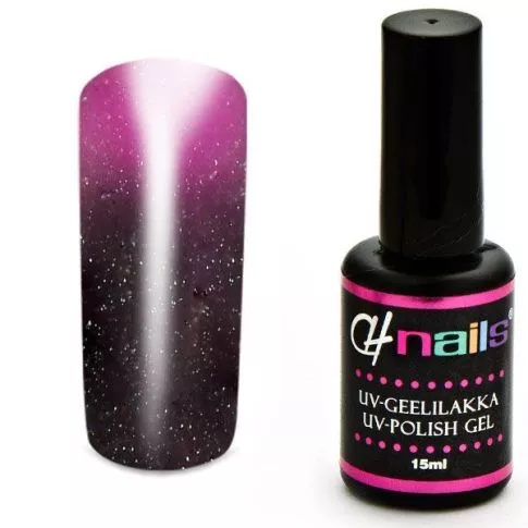 CH Nails Thermo Geelilakka Darknude-Pink Metallic