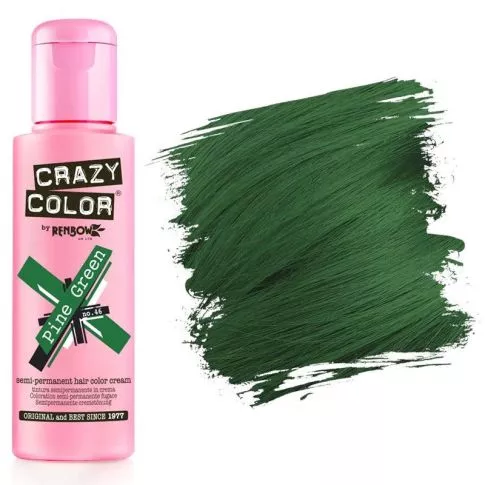 Crazy Color Shokkiväri Pine Green #46