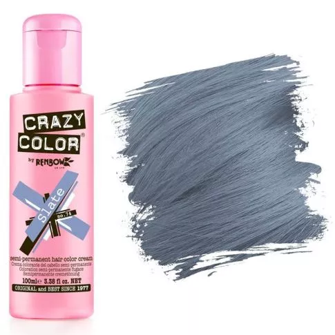 Crazy Color Shokkiväri Slate #74