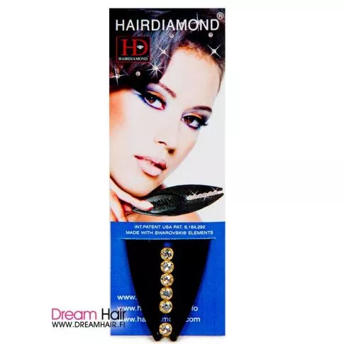 Swarovski Hairdiamond Gold Hiustimantit 6kpl