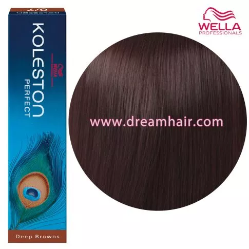 Wella Koleston Perfect Kestoväri 60ml, Sävy 4/77