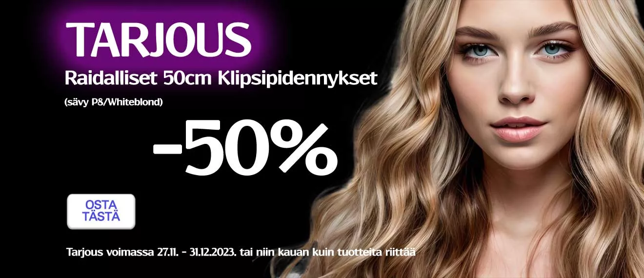 Raidalliset Klipsipidennykset